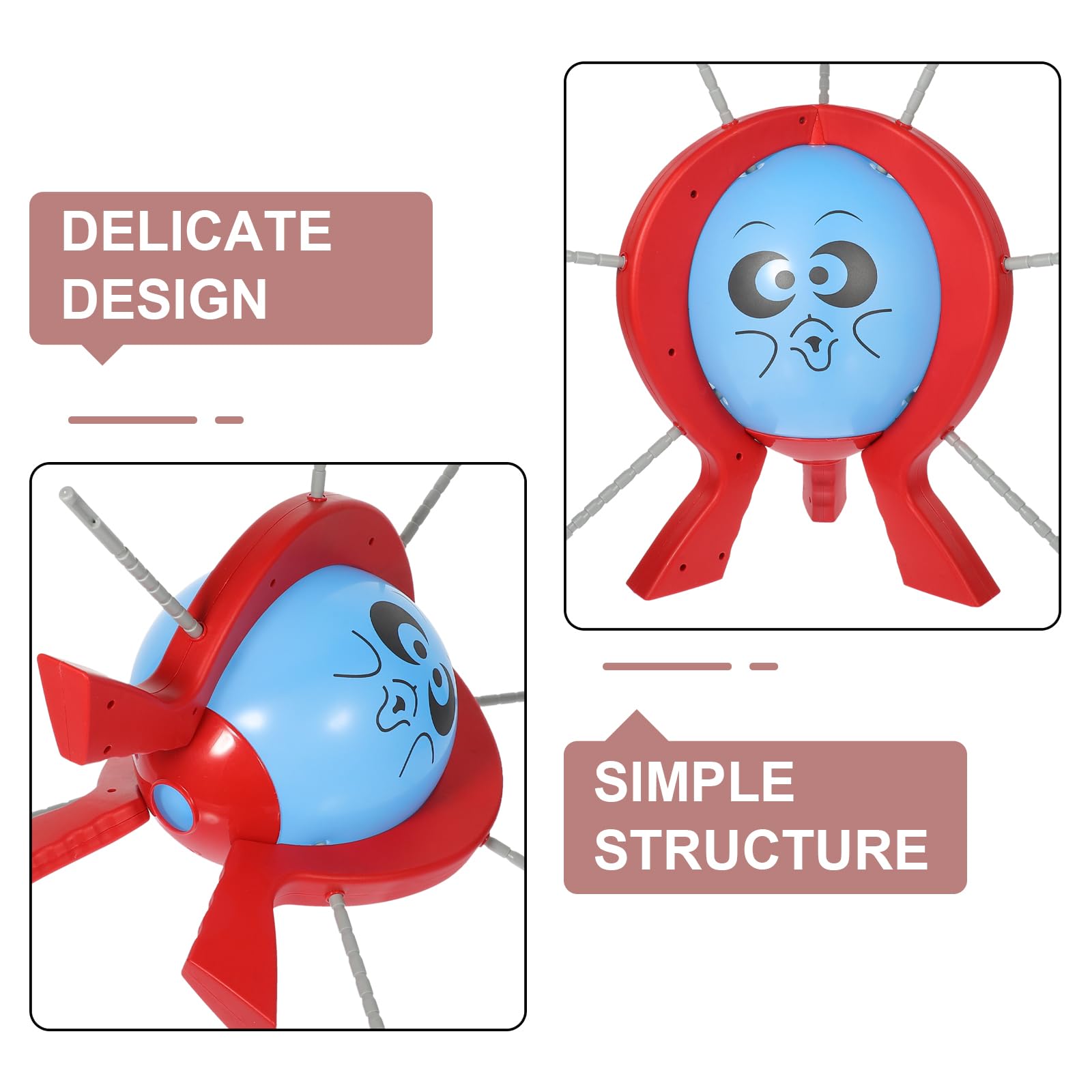 New Balloon Pop Game Set, Interactive Balloon Burst Toy, Family Fun Desk Game, Prank Balloon Trick, Perfect for Parties