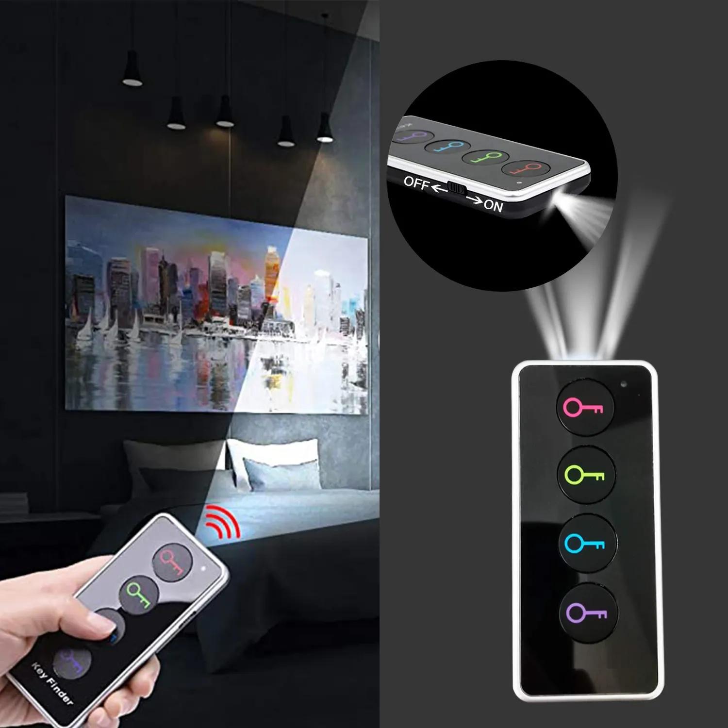 Key Find Tool, Wireless Remote Key Find Locator, RF Item Locator Tags with 131ft Working Range, Smart GPS Tracker for Wallet Key Phone