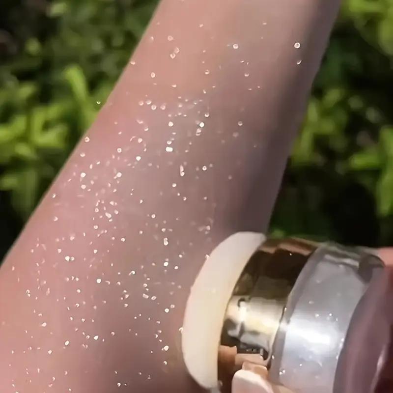 Shimmering Body Powder -, Metallic Glitter, Pearlescent Glitter, Long-Lasting Shine & Body Glow for Wedding, Party, Everyday - Even Coverage Body & Hair Powder - Glowy Makeup for Women & Men, Metallic Finish