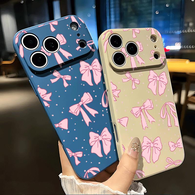 Full screen pink bow tie Soft&Flexible TPU Silicone Phone Case For iPhone 17 Pro Max AIR 16 15 14 13mini 12 11 Plus XR XSMAX Cases For Samsung Galaxy S26 Ultra S25 Edge S24 S23 S22 Plus Durable|Shockproof|Full Camera Protection Full screen pink bow tie Soft&Flexible TPU Silicone Phone Case For iPhone 17 Pro Max AIR 16 15 14 13mini 12 11 Plus XR XSMAX Cases For Samsung Galaxy S26 Ultra S25 Edge S24 S23 S22 Plus Durable|Shockproof|Full Camera Protection