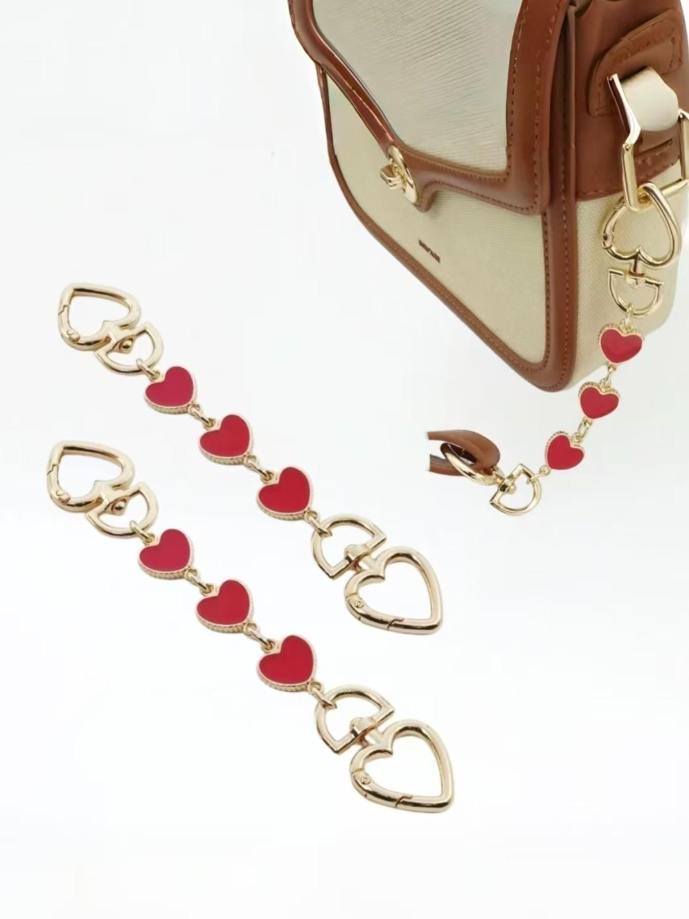 Purse Chain Extender Bag Extender Chain, Purse Strap Extenders for Handbags, Crossbody Bag Charms Accessories, Cute Design, All Seasons