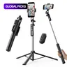 Rotatable Wireless Selfie Stick Tripod with Remote Control, Retractable Adjustable Phone Tripod Stand for iPhone, Samsung Galaxy and GoPro Action Cameras, Camera Accessories #GLOBAL PICKS