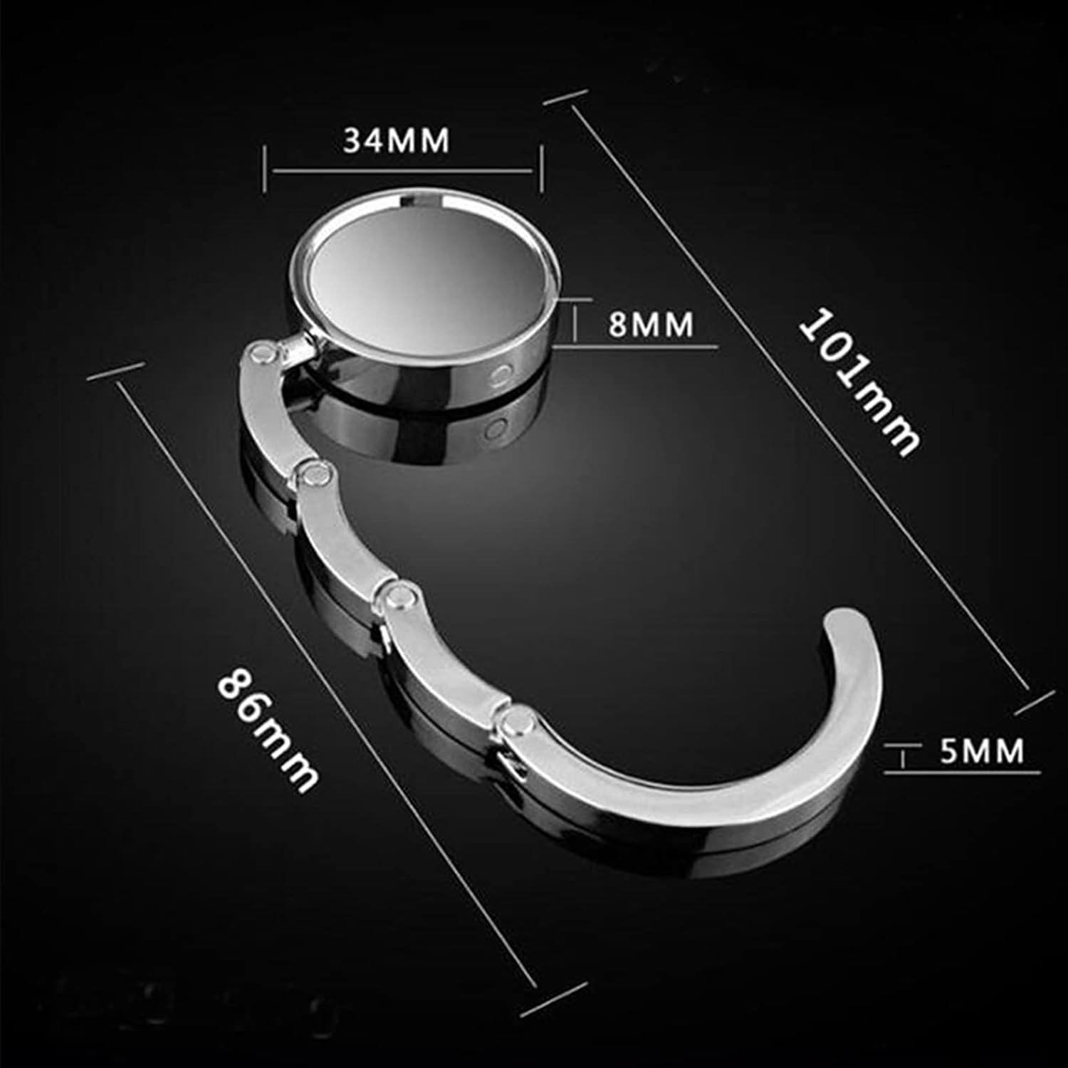 Foldable Hook, Portable Foldable Hook, Multi-purpose Hook for Bag, Book Bag, Backpack, Home Storage Hook, Home Decor Supplies