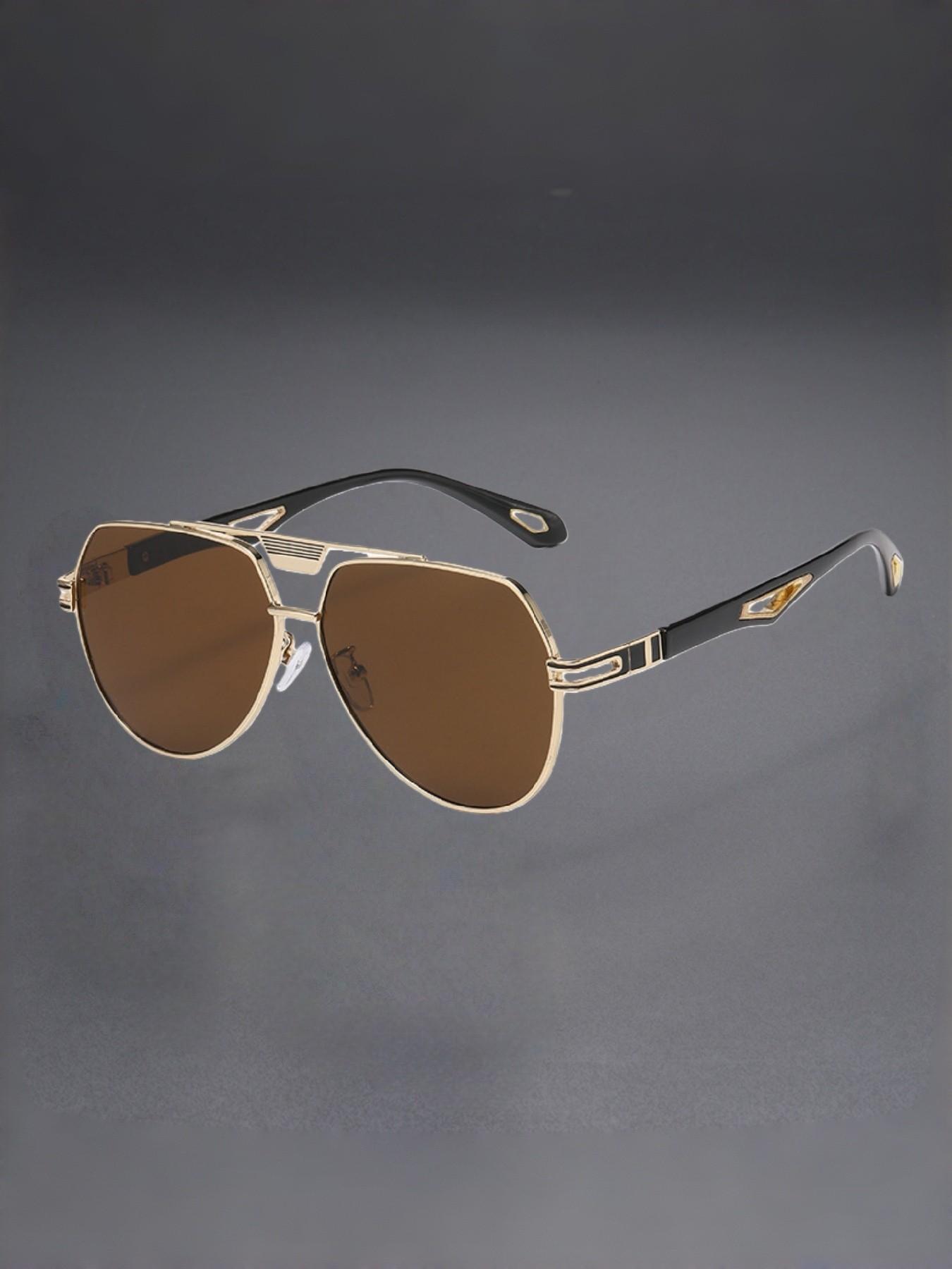 Vintage Fashion Trendy Unisex Sunglasses, Durable Metal Frame, Ultra-Light Decorative Lenses, Perfect for Work and Daily Use