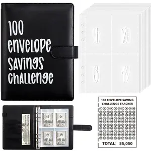 Money Saving Challenge, Envelopes Challenge Binder, Achieving Financial Goals with a Budget Binder and Cash Envelopes, Successfully Reach Your Savings Goals of $5,050