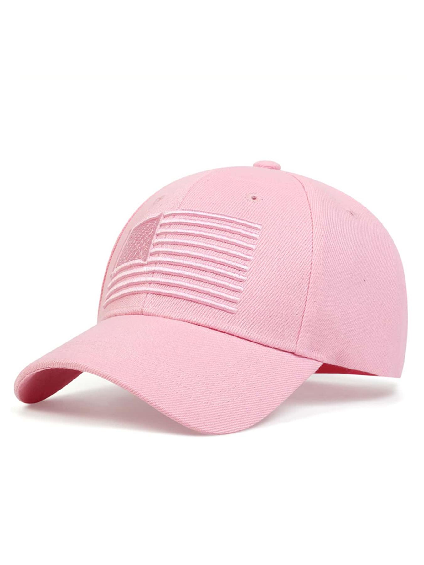 Unisex American Flag Embroidered Baseball Cap, Adjustable Sun Protection Hat for Outdoor Travel Beach Vacation, One Size Fits All, Outdoor Hats