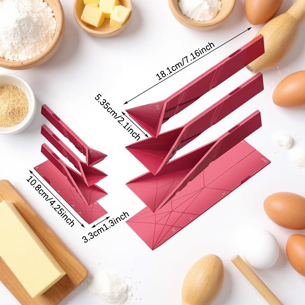 Multi-Purpose Magnetic Measuring Spoons Set, Kitchen Measuring Utensils, Foldable Design for BBQ Cooking Baking Ingredients, Includes Large & Small Sizes