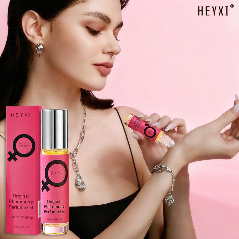 Men's Pheromone Rollerball Perfume, Long-Lasting Cedar and Woody Scent, Elegant, Ideal for Dates, Parties, Holidays, Gift