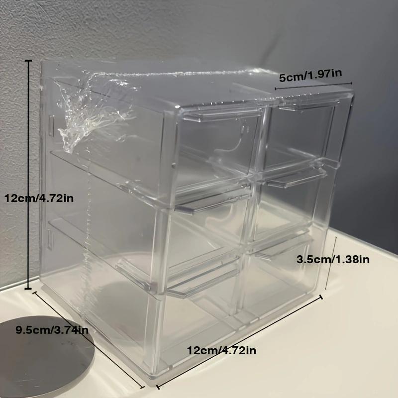 Large Capacity Desktop Organizer Box, Drawer Design, Ideal for Home Office, Living Room, Bedroom, Multi-Functional Storage for Jewelry, Stationery, Small Items