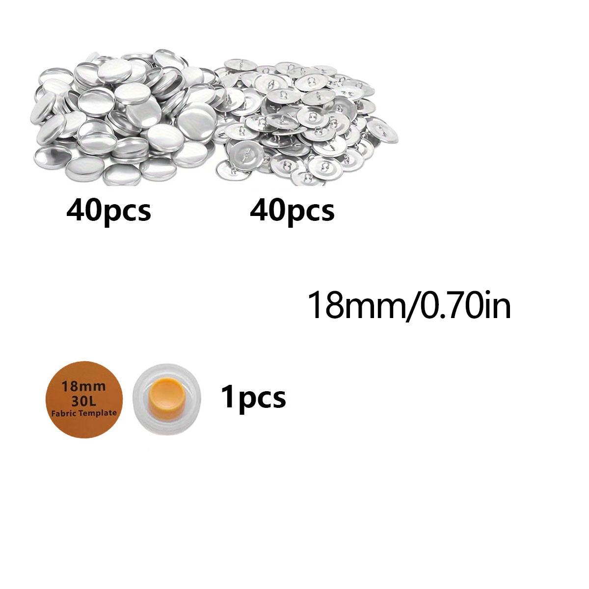 Button Sewing Kit Set with Tools, DIY Cloth Button Making, Handmade Craft Tool with Base, Includes Essential Sewing Accessories