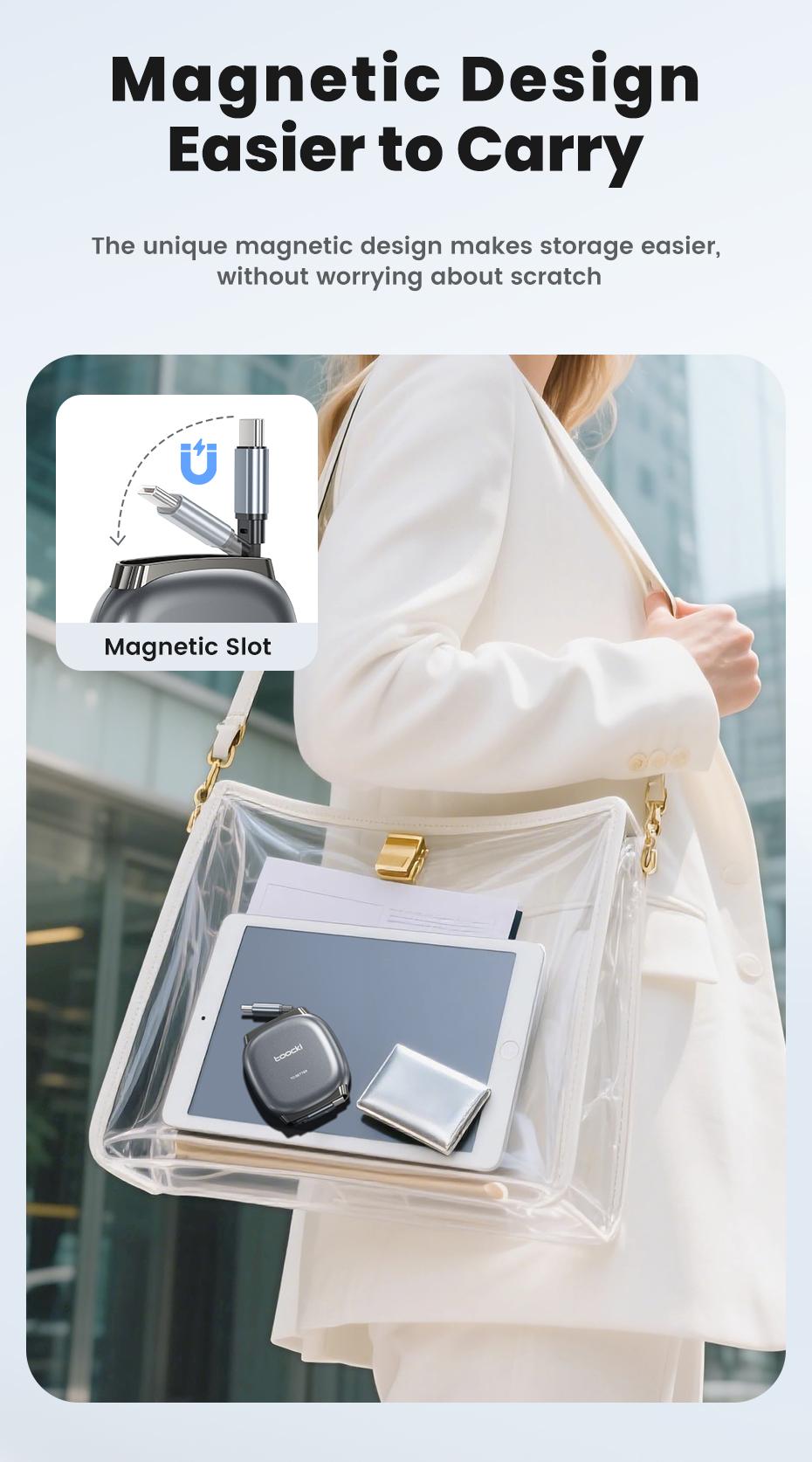 Toocki 100W USB C to USB C Retractable Cable Super Fast Charging For iPhone 16 15 Pro Max iPad Macbook Samsung S24 S23 Laptop Xiaomi Type C Cable PD 27W Type-C To Lightning Data Cable For iPhone 8-14 Series 1M Toocki 100W USB C to USB C Retractable Cable Super Fast Charging For iPhone 16 15 Pro Max iPad Macbook Samsung S24 S23 Laptop Xiaomi Type C Cable PD 27W Type-C To Lightning Data Cable For iPhone 8-14 Series 1M