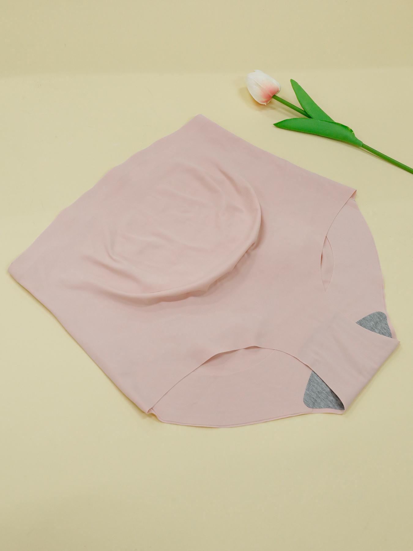 3 Pack High-Waisted Maternity Panties, Seamless Comfortable Supportive Underwear for Pregnancy, All Seasons Casual Plain Design, Maternity Clothes