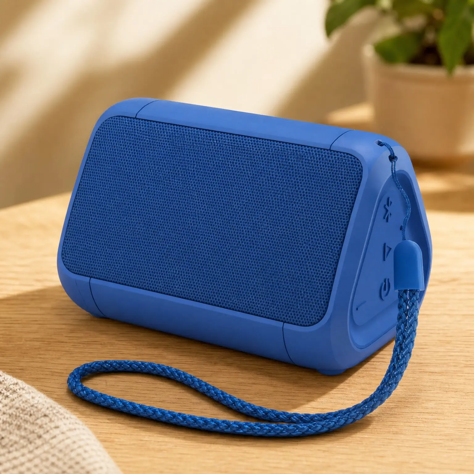 Compact 5W Bluetooth Speaker, Clear Sound, 14-Hour Playtime, 100-ft Range, IPX5 Waterproof, Built-in Mic, AUX Input, USB-C Charging, BlueGift