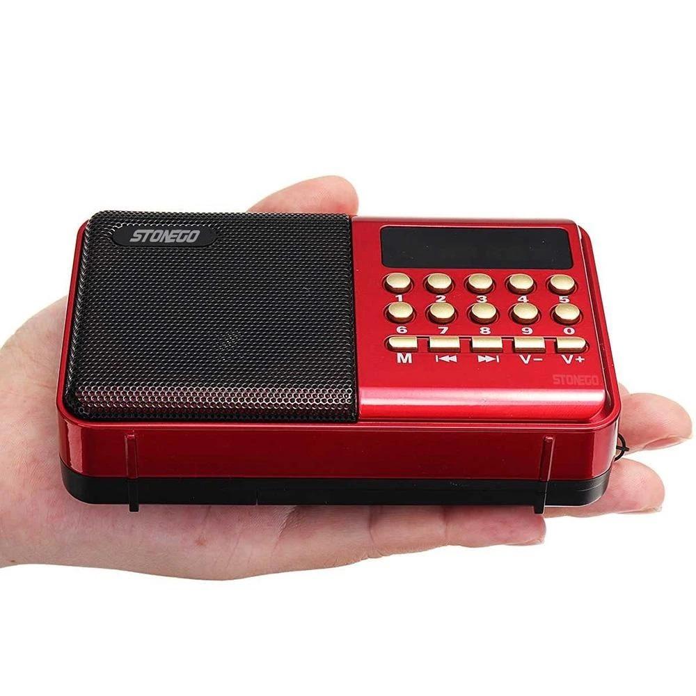 Portable Mini Digital FM Radio, MP3 Player with USB Charging, TF Card Support. Hi-Fi Stereo Audio, Waterproof Shower Design for Bathroom. Compact Outdoor Speaker for Travel, Camping, Home Use. Popular Holiday Gift, Multifunction Device.