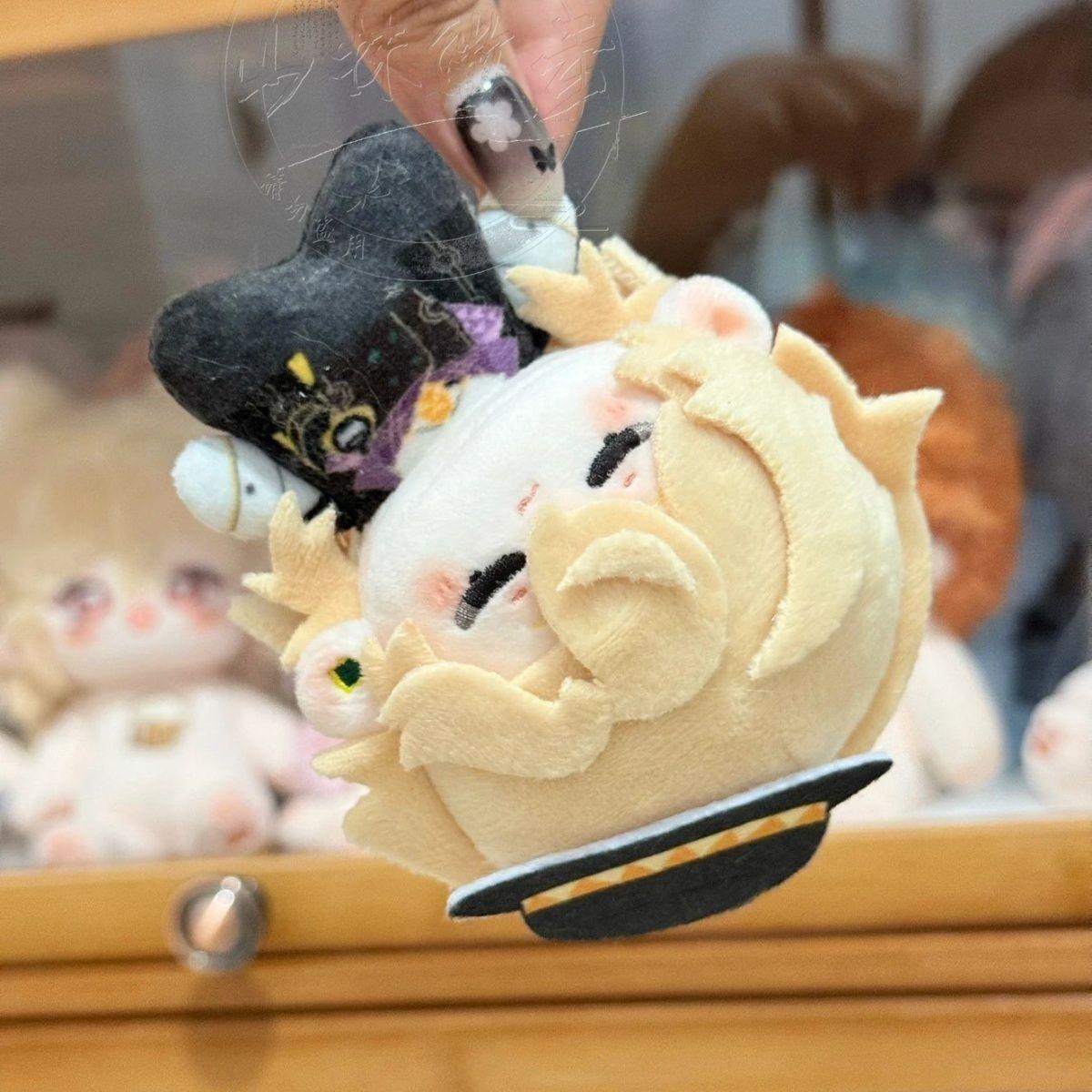 10cm Stuffed Honkai Star Rail Aventurine Plushie Toys Game Plush Dolls Backpack Decorative Pendants Keychain Birthday Xmas Gift