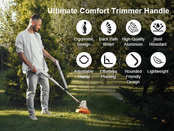 AltitudeCraft Upgraded Trimmer Handle – Ergonomic Back Saver Lawn Cutting Handle Grip, Universal Grass & Weed Trimmer Handle for Easy Yard Work – Garden Tool (Patented) AltitudeCraft Upgraded Trimmer Handle – Ergonomic Back Saver Lawn Cutting Handle Grip, Universal Grass & Weed Trimmer Handle for Easy Yard Work – Garden Tool (Patented)