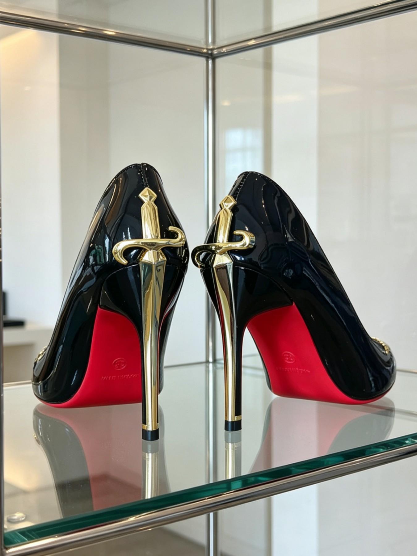 Women's Elegant 9cm High Heel Pumps, PU Leather Pointed Toe, Comfortable Slip-On, Perfect for Nightclubs, Parties, Weddings