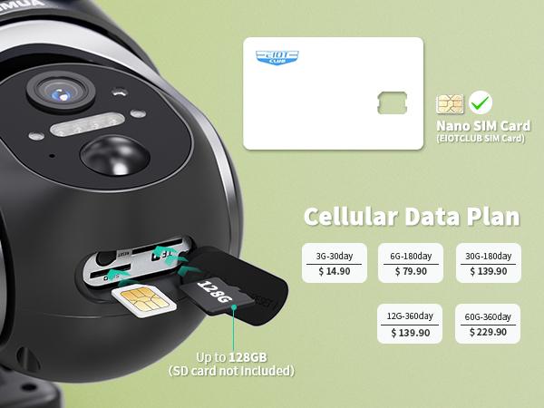 [TikTokShopBlackFriday]4G LTE Cellular Security Camera, Dual Lens Linkage Solar Powered Security Camera Wireless Outdoor, 2K 360° View Dual Screen Dual Camera, Color Night Vision, Two-Way Audio, IP65 Waterproof