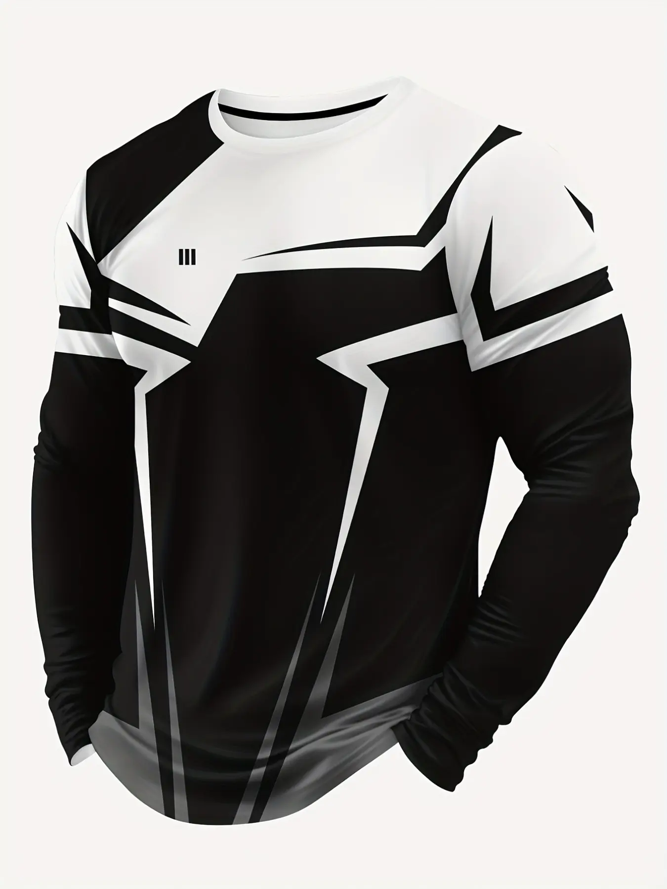 Black and white