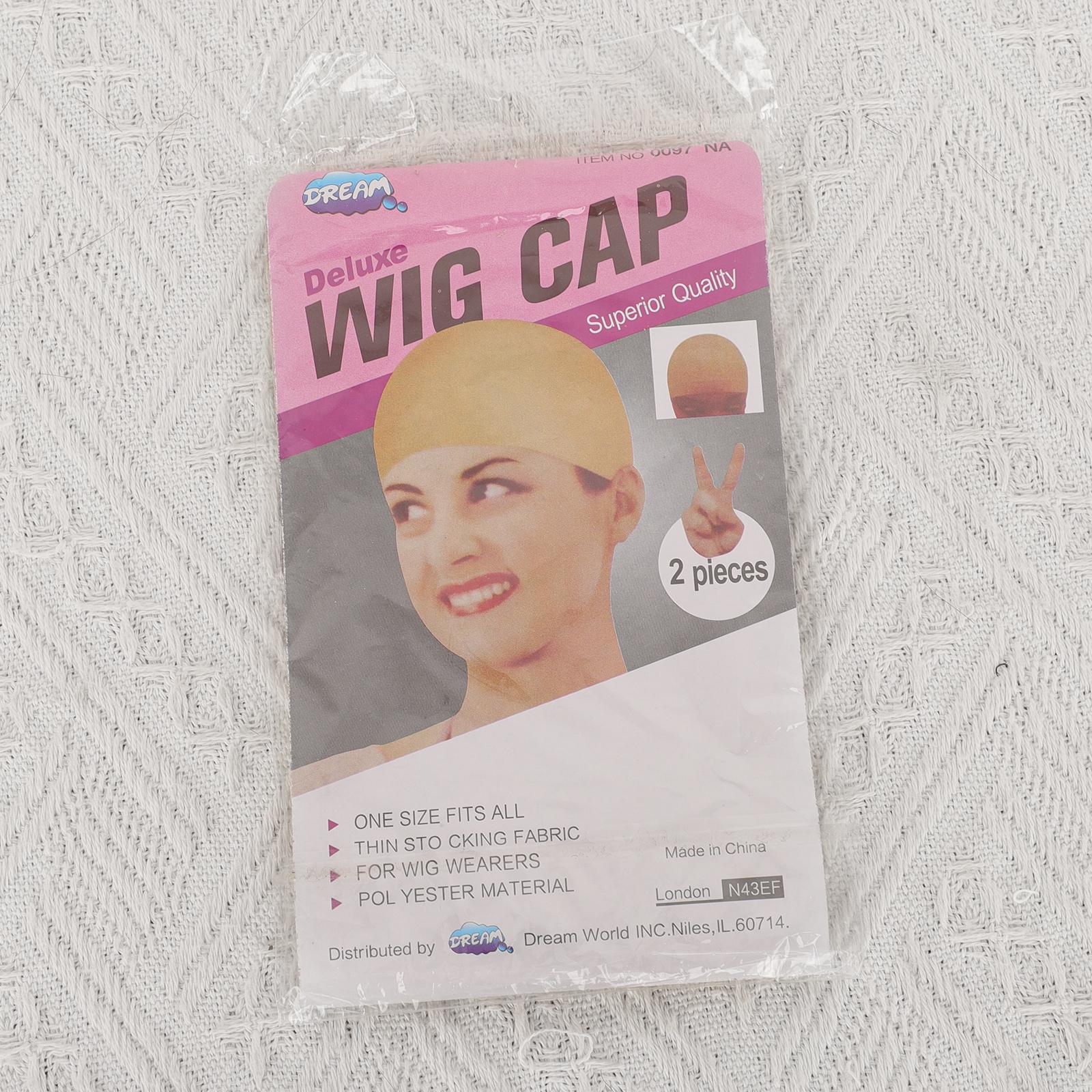 [ AISI HAIR ]Wig Cap, 1 pieces Dark Brown Stocking Wig Caps Stretchy Nylon Wig Caps for Women