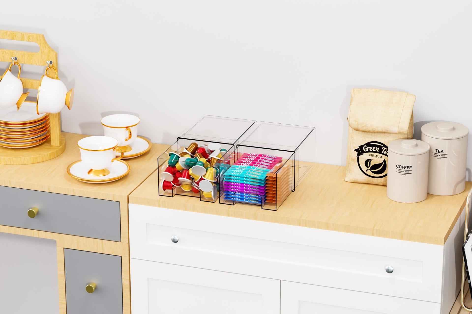 Cosmetic Storage Box Drawer Style Stackable Multi-Functional Organizer, Perfect Makeup Organizer for Home & Travel, Stylish & Practical Storage Solution