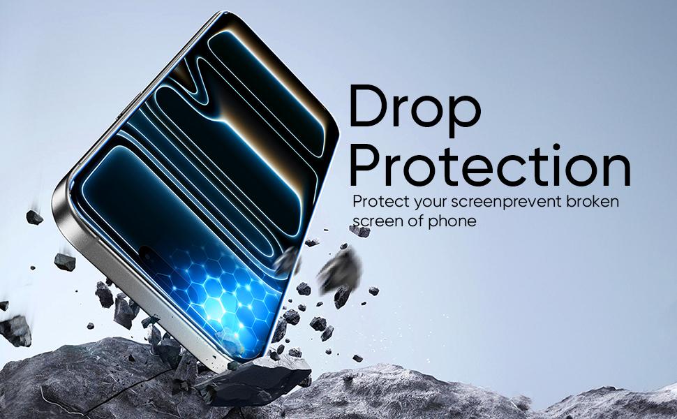 MAGIC JOHN Screen Protector 2 Pack for iPhone, Samsung, and Google–Clear & Privacy Protection, Fingerprint Resistant, Dust-Free, Bubble-Free Design