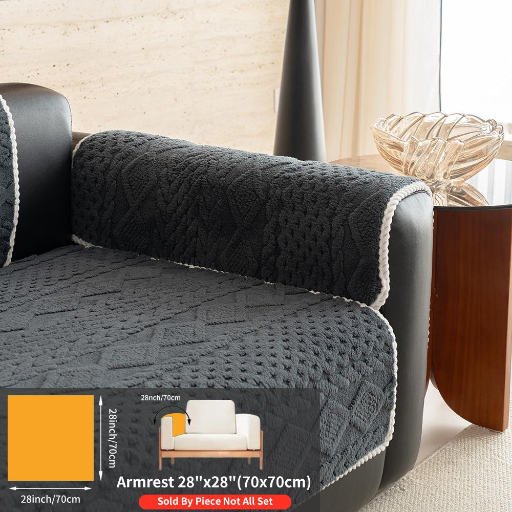 Non-Slip Sofa Couch Covers, Cushion Cover, Dustproof Seat Pad, Ideal for Living Room Decor, Hotel and Dormitory Room Decoration, Durable and Practical