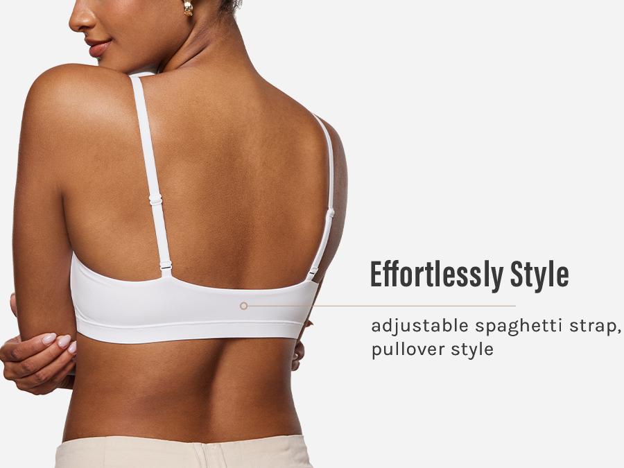 INLYRIC Women's Inbarely Bralettes Cami Bras No Underwire Wireless Seamless Unlined Comfort Sports Bra SpringStatements