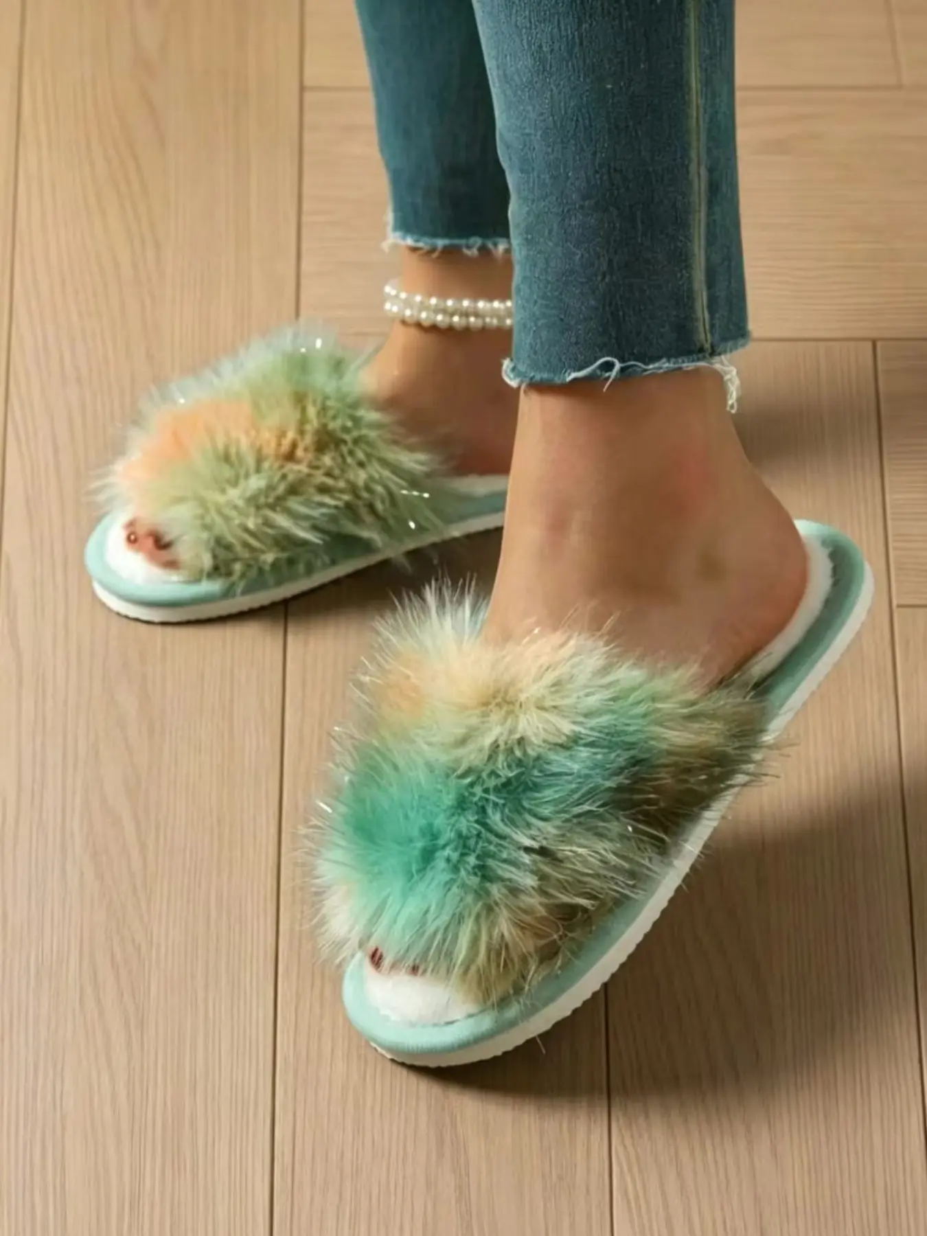Women's Plush Leopard Print Slippers, Comfortable Indoor Shoes, Soft Design, Perfect for Home Use, Fashionable Women's Footwear