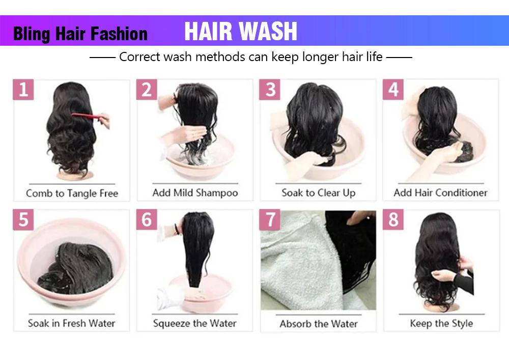 Bling Hair Deep Wave Wig 13x6 HD Lace Frontal Wigs Brazilian Deep Wave Curly Human Hair Wigs For Black Women Preplucked SpringStatements