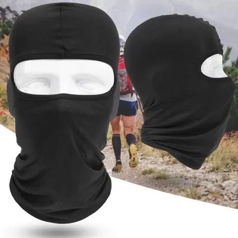 BIGWIG Polyester Outdoor Ski Mask - Unisex Breathable, Wind-Resistant, UV-Protective Face Cover, Perfect Gift for Runners, with Extended Neck, High-Stretch Bandana, All Seasons, Machine Washable, Wind & Dust Guard, Masks for Face