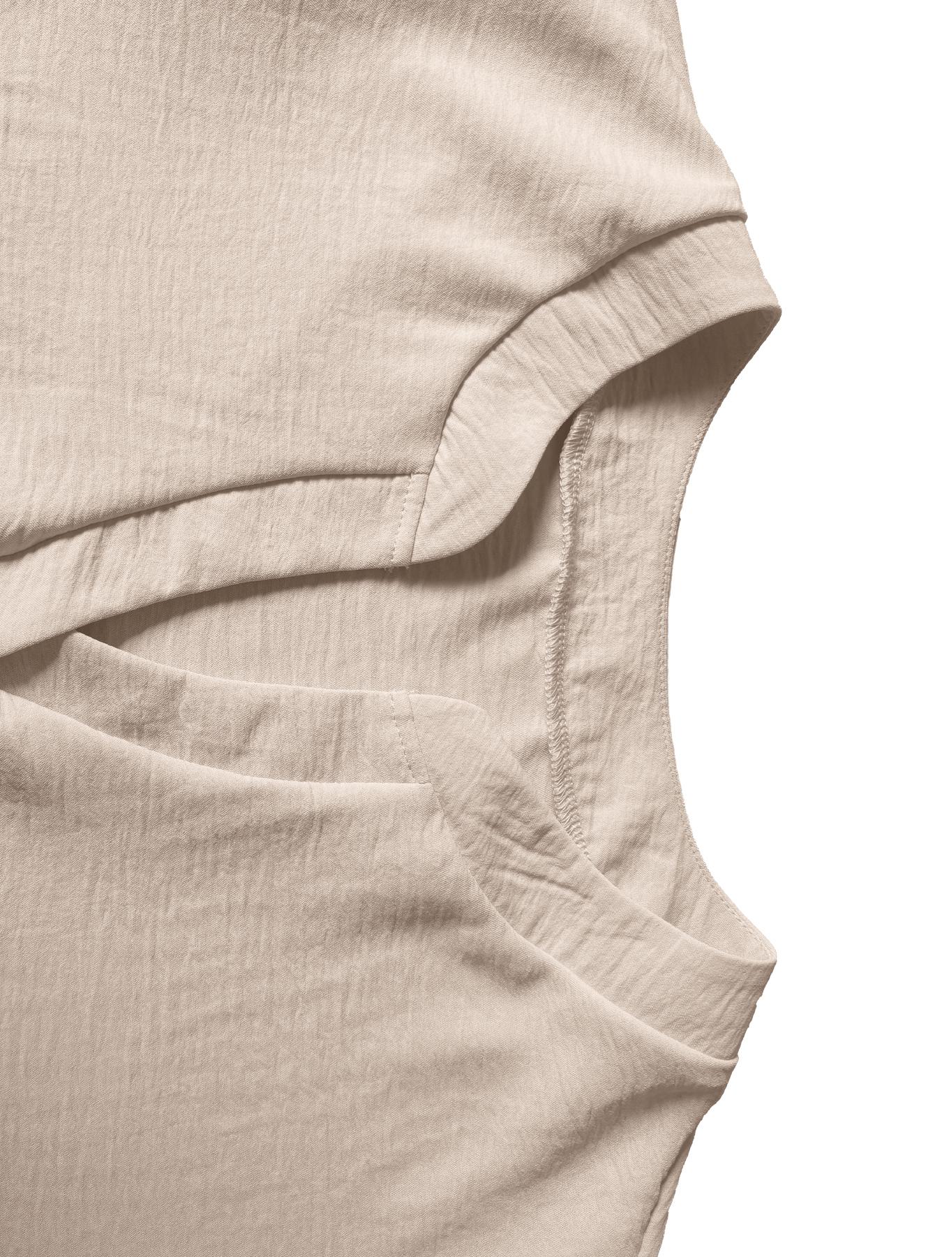 Plus Size V-Neck Ruffled Sleeve Textured Blouse, Loose Fit Y2K Summer Top, Trendy Elegant Flounce Detail, Comfortable Casual Everyday & Party Wear, Blouses Shirts Tops