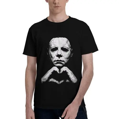 Michael Myers Heart Shirt, Horror Movie Tee, Hoodie and Sweatshirt for autumn and winter,Halloween Gift, Slashers Tshirt, Retro Graphic, Spooky Season, Unisex T-shirt