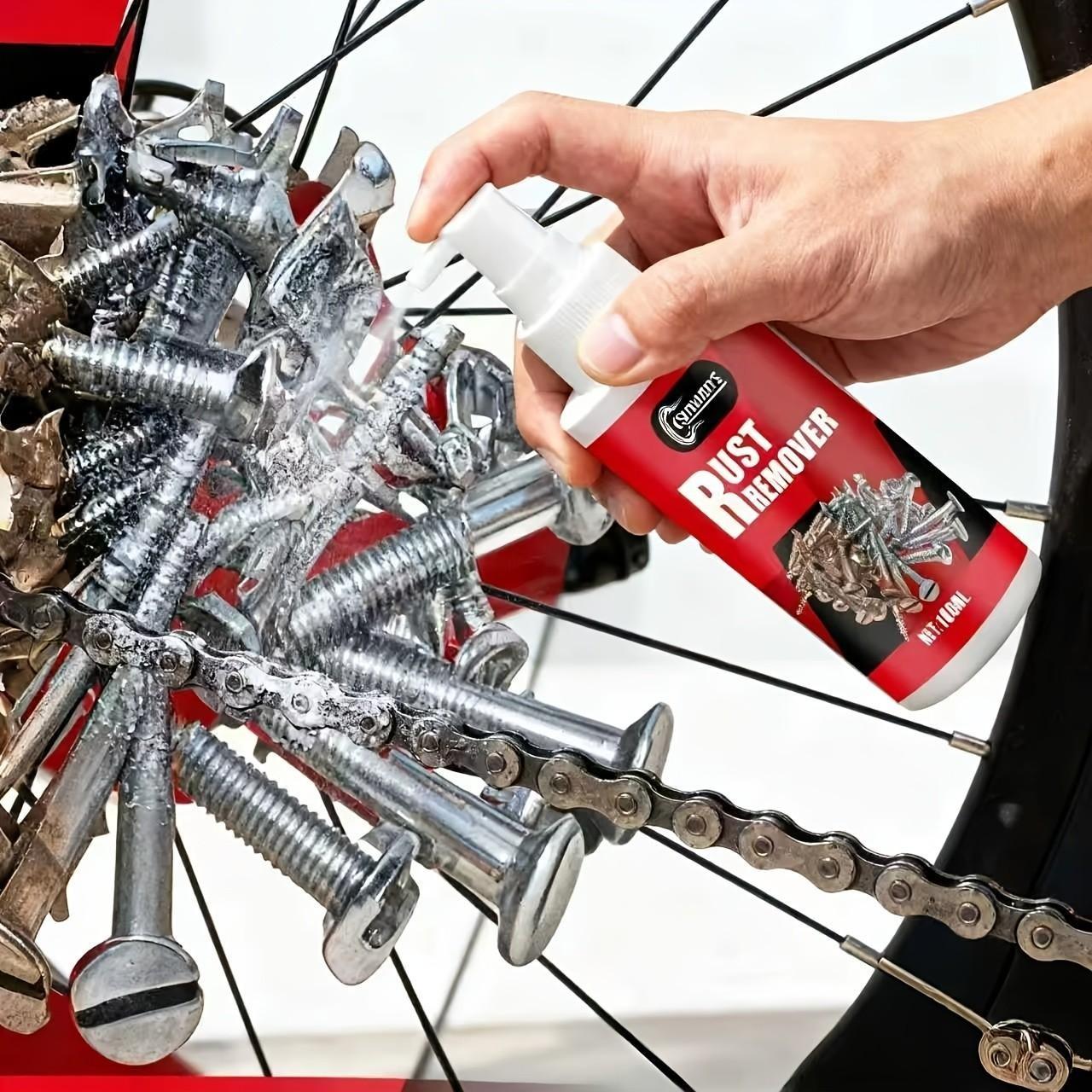 Efficient Screw & Hardware Rust Remover Cleaner, Quick Restoration of Shiny Surface, Universal Metal Rust Remover Spray, Strong Rust Dissolver