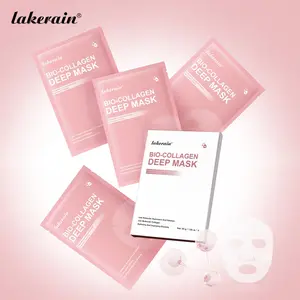 Bio-collagen Deep Mask, 12pcs Aloe Moisturizing Glycerin Facial Care Masks for Firming Skin, Hydrating Facial Skin Care Product for Daily Use