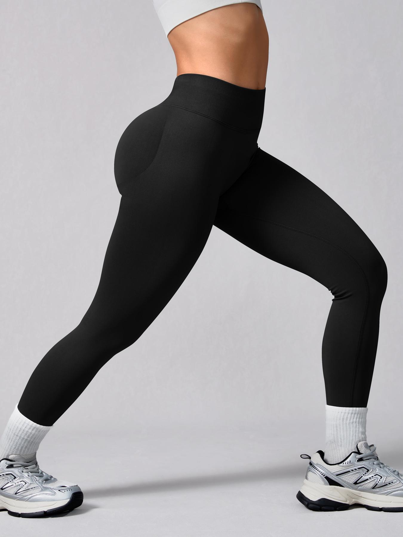 Women's High Waist Tight-Fitting Peach Butt Shaping Yoga Pants, Soft Skin-Friendly Long Workout Tights, Gym Fitness Leggings for All Seasons, Perfect for Gym Running Hiking