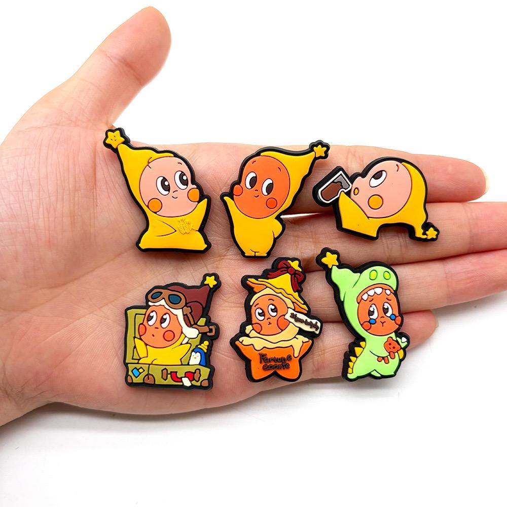 10 Pcs Twinkle Shoes Charms Set PVC Shoe Decorations Clogs Sandals Wristband Accessories Buckle Women Men Party Gifts