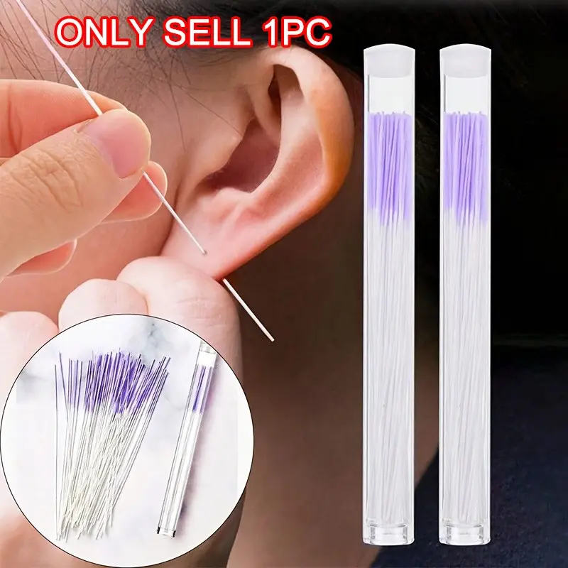 120pcs Unscented Ear Piercing Cleaning Floss, Plastic Ear Care Tools for Men and Women, Anti-Blocking Ear Piercing Dirt Cleaner Lines, Ear Care Products
