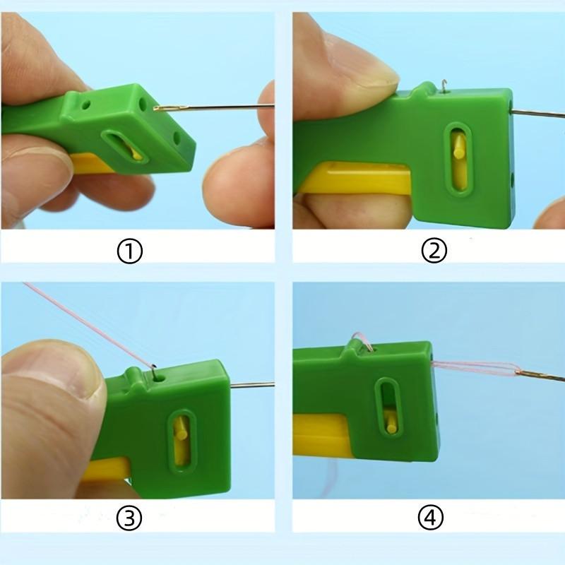Automatic Needle Threader for Lazy People, Blind Multifunctional Plastic Needle Threader, Sewing Machine Needle Threader, Elderly Easy Needle Threader