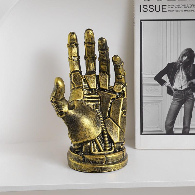 Cyberpunk Mechanical Hand Game Controller Stand, Ring Bracelet Holder, Photo Background Decor, Xbox Switch Console Accessory