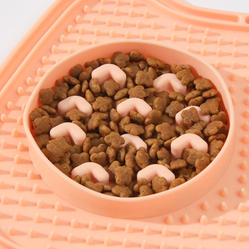 Easy-Clean Dog Licking Pad, Non-Slip Slow Feeder Mat, BPA-Free Silicone Licking Pad, Interactive Dog Toy, Pet Accessories