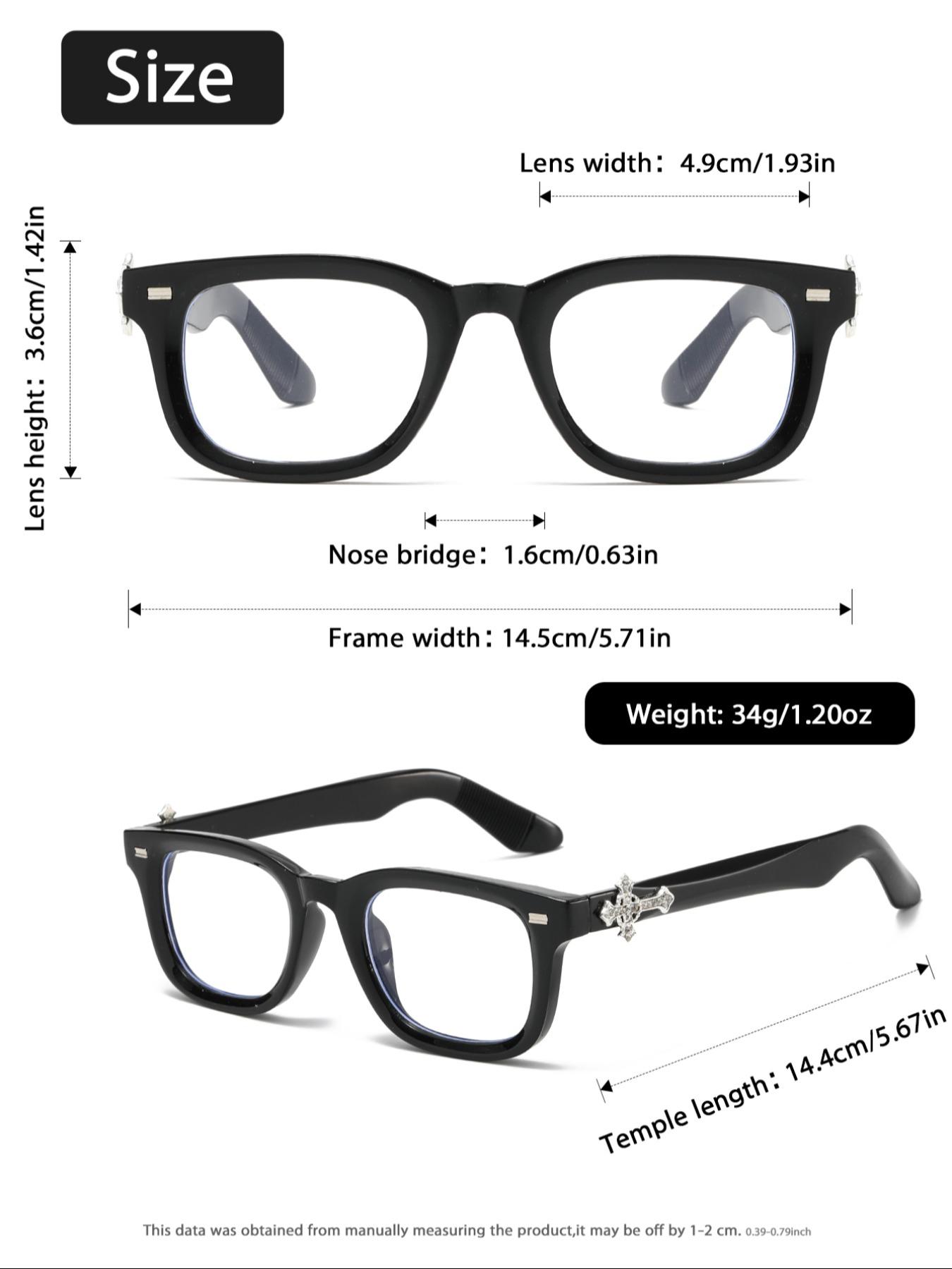 Classic Flat Light Glasses, High Quality Eyeglasses, Elegant Unisex High Intelligence Style, Trendy Casual Frames, Perfect for Work and Daily Use, Durable Streetwear Fashion