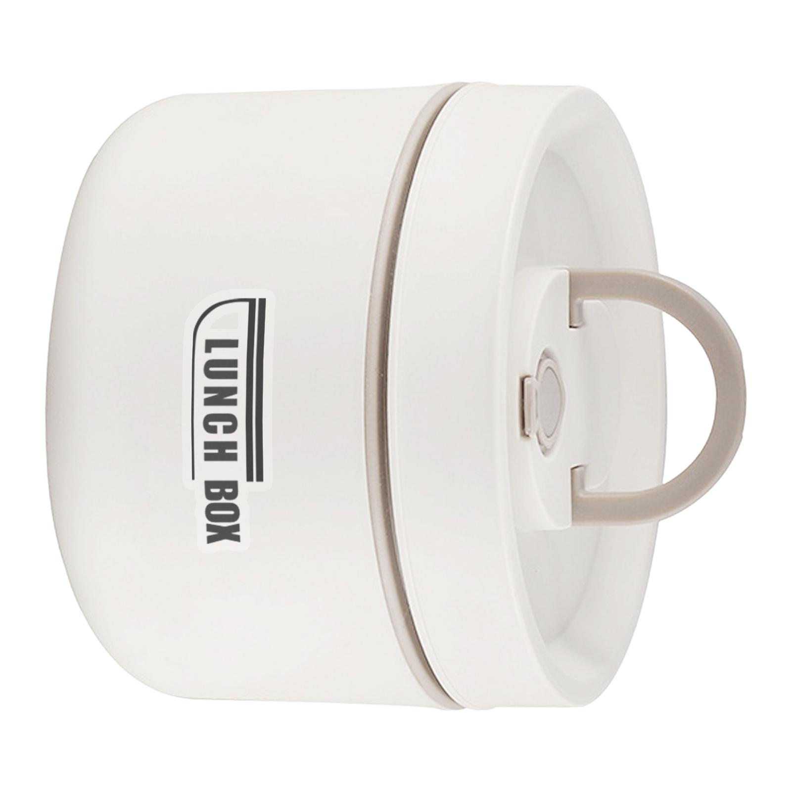 Stainless Steel Thermal Lunch Box Insulated Food Container with Leakproof Lid and Carry Handle for Work School Picnic Bento Keep Food Hot Cold