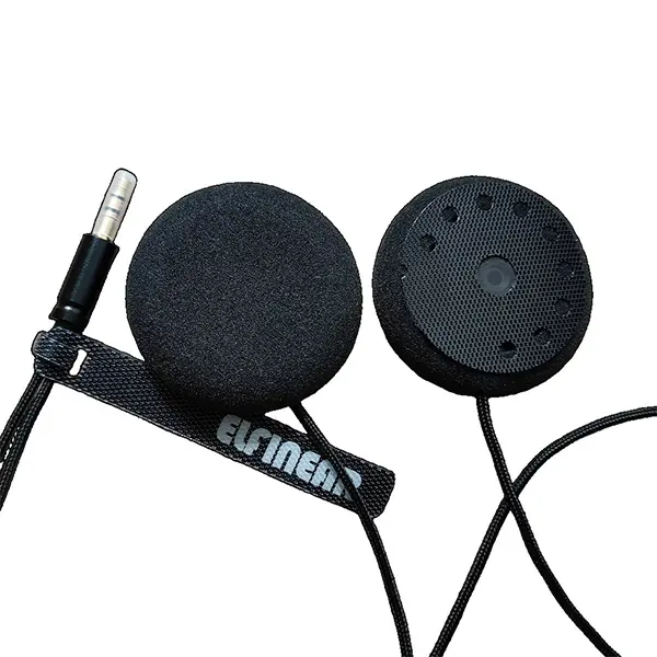 ELFINEAR 45MM Compact Motorcycle Helmet Speaker - Hi-End 3.5mm AUX, Helmet Fit, Compatible With Cardo Sena Vimoto Communicators Audio Cable