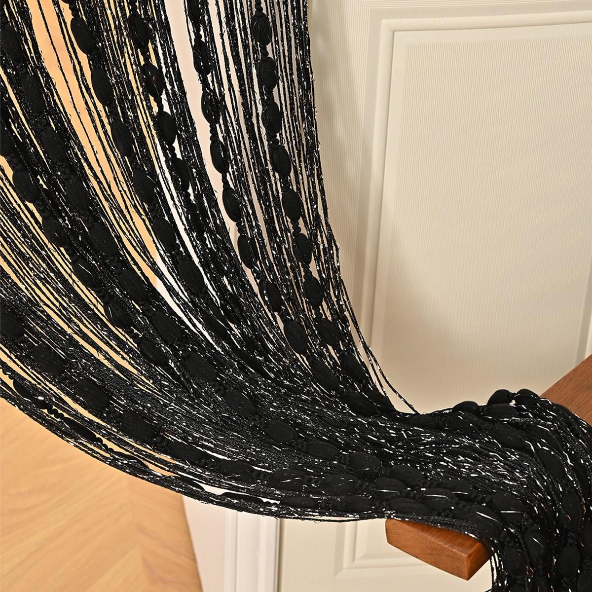 1pc Beaded Door Curtain, Elegant Home Decor Accessory, Fly Screen for Doors and Windows, 100x200 Cm Boho Drapes, Beaded Curtains