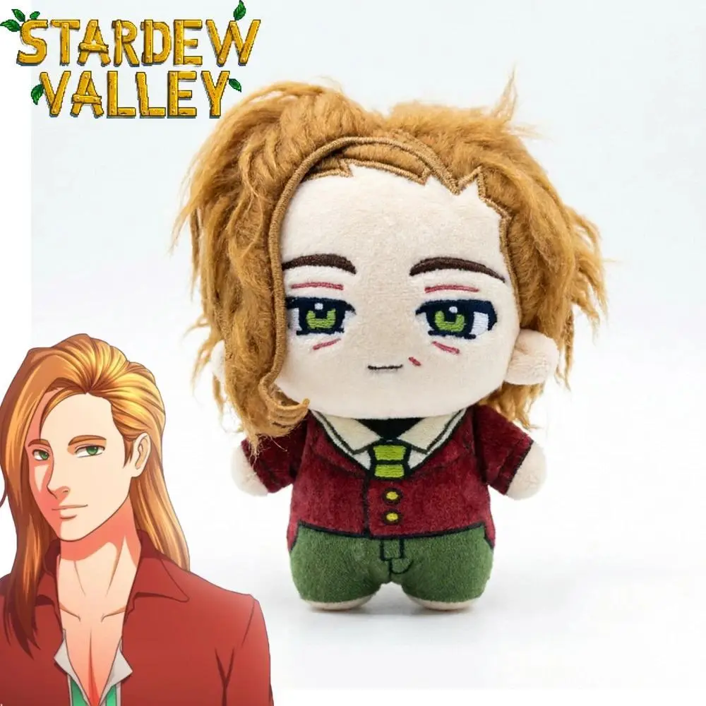 Game Stardew Valley Elliott Cosplay Doll Plush Stuffed Cotton Doll Cartoon Backpack Pendant Keychain Accessories Room Decoration