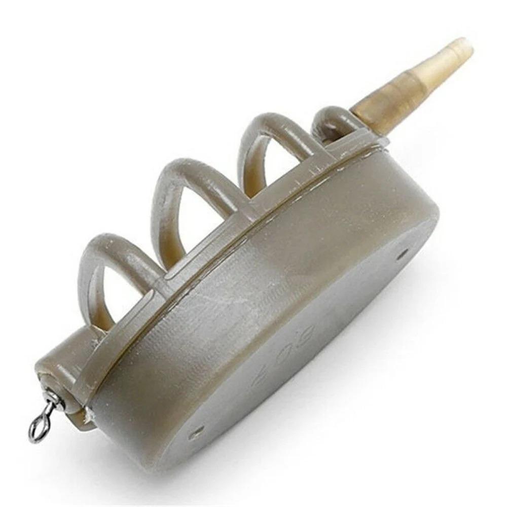 Multi-Function Carp Feeder Mold Kit，Anti-Tangle Bait Runner with Leads，Freshwater Saltwater Fishing Tool，Adjustable Weight Feeder 15-60g，Portable Bait Forming Upgrade Fishing Gear