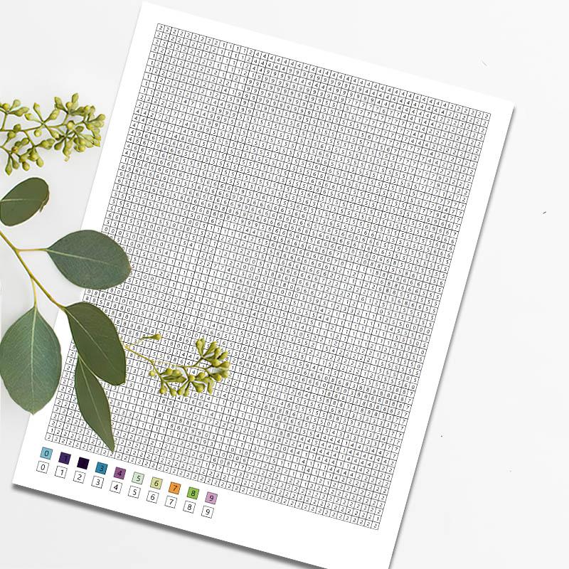 Adult Coloring Book, Mosaic Art Style Stress Relief, Mystery Mosaic Design, Digital Coloring Pages, No Pens Included