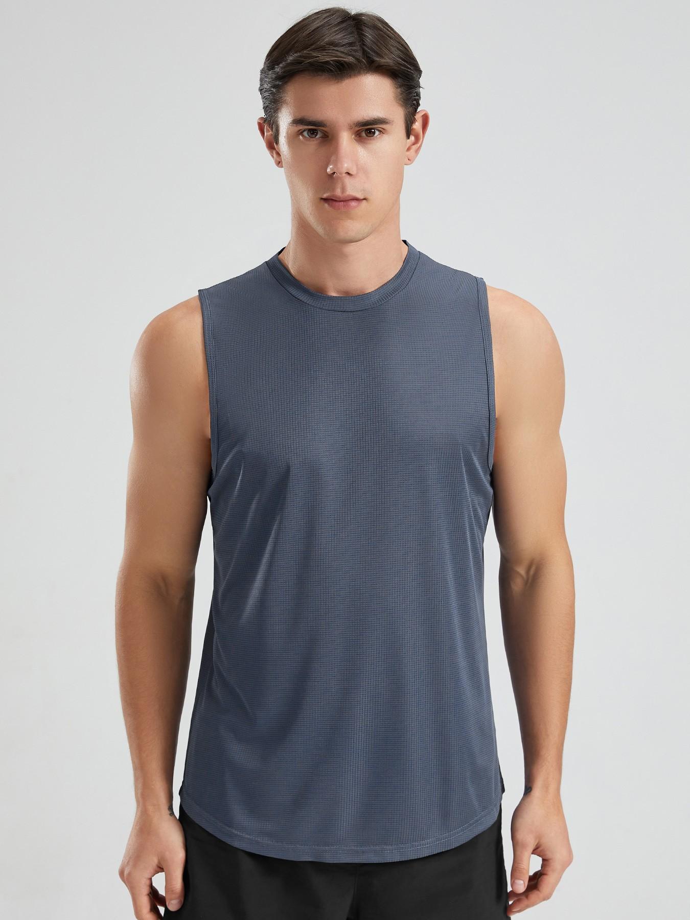 Men's Sporty Quick-Dry Breathable Top, Ideal for Fitness Running, Stylish Casual Wear, Lightweight Moisture-Wicking Tee