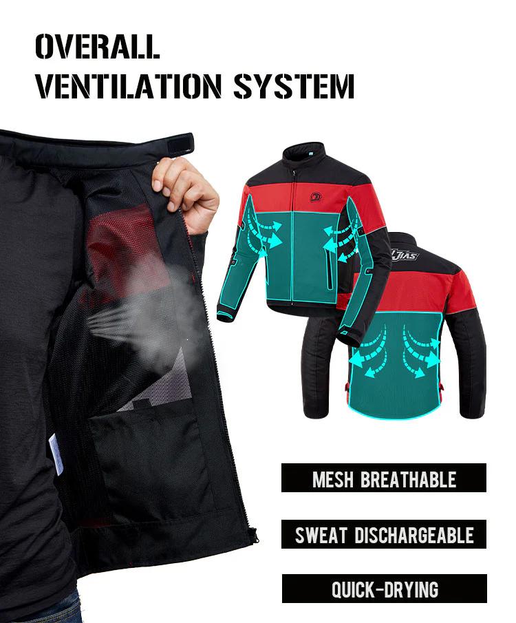 Mesh CE Protective Motorcycle Jacket | JK003
